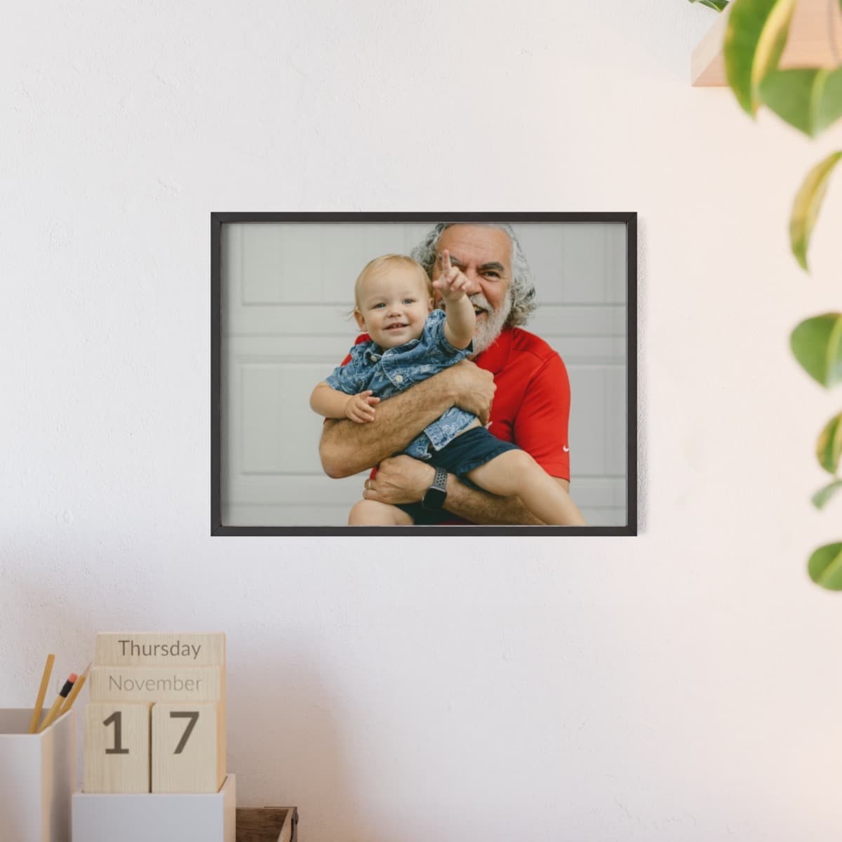 Poster with Wood Hanger